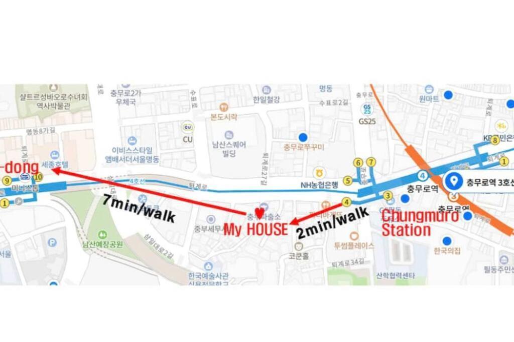 Apartment Namsan 101 2mins Metro *